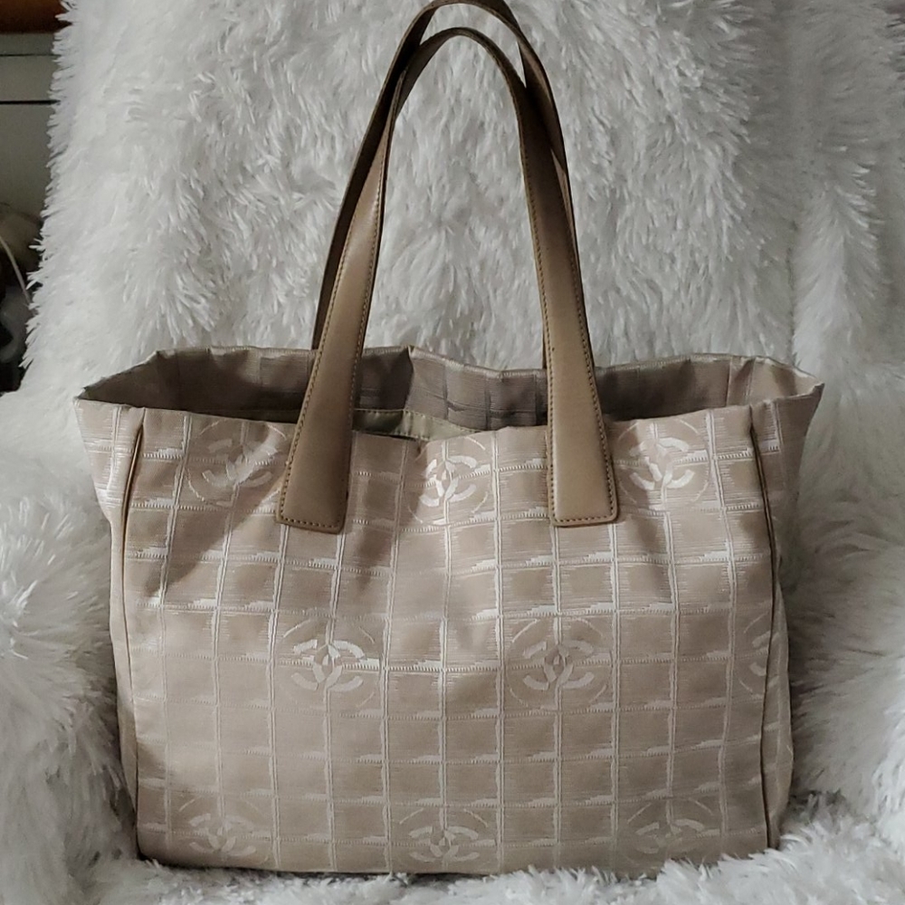 Chanel nylon tote bag